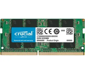 Crucial 16GB (1x16GB) 3200 MHz / DDR4 / SO-DIMM / CL19 / Non-ECC / 1.2V