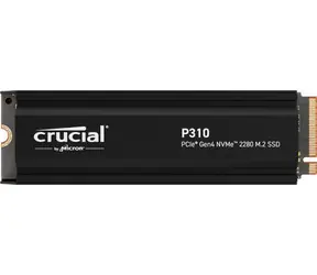 Crucial P310 1TB (Heatsink) / M.2 SSD 2280 / PCIe 4.0 / R:7100MBs / W:6000MBs / 5y