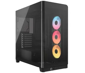Corsair FRAME 4500X RS-R ARGB černá / E-ATX / 2x USB-A / 1x USB-C / 3x 120mm / bez zdroje / průhledná bočnice 