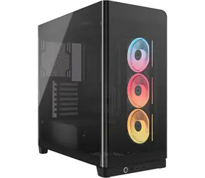 Corsair FRAME 4500X LX-R RGB iCUE LINK černá / E-ATX / 2x USB-A / 1x USB-C / 3x 120mm / bez zdroje / průhledná bočnice 