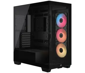 Corsair 3500X RS-R ARGB černá / E-ATX / 2x USB-A / 1x USB-C / 3x 120mm / bez zdroje / průhledná bočnice 