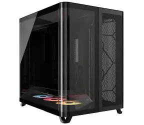 Corsair AIR 5400 RS-R ARGB černá / E-ATX / 3x USB-C / 3x 120mm / bez zdroje / průhledná bočnice 