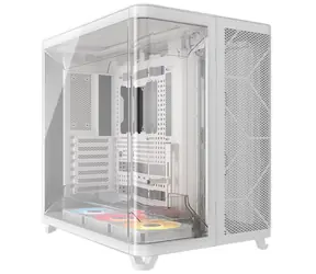 Corsair AIR 5400 RS-R ARGB bílá / E-ATX / 3x USB-C / 3x 120mm / bez zdroje / průhledná bočnice 