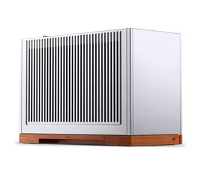Rozbaleno - Jonsbo T9 (PCIe 5.0) stříbrná / Mini-ITX / 1x USB-C / bez zdroje / rozbaleno