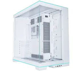 Rozbaleno - Lian Li O11D EVO RGB bílá / E-ATX / ATX / micro-ATX / mini-ITX / 2x USB-A 3.0 + USB-C / bez zdroje / rozbaleno