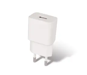 Setty GSM108850 bílá / Nabíječka do sítě s USB s kabelem Lighting / 2.4A / 1m