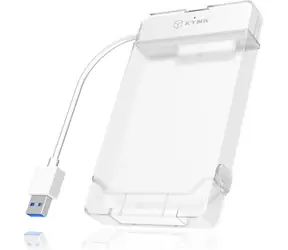 ICY BOX Adaptér pro 1x HDD/SSD SATA III > USB 3.0 typu A čirá / plastový kryt