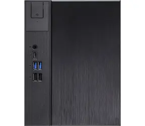 ASRock DeskMeet X300 / AM4 až 65W / Bez RAM / slot 1x M.2 PCI-E + 2x SATA III / HDMI / DP / VGA / LAN  / 500W / Bez OS