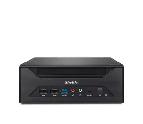 Shuttle XPC slim XH610 černá / Bez CPU (LGA1700/Intel Core 12th Gen) / 2xDDR4 / 3xSATA / 1x M.2 / 2xLAN / Bez OS
