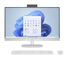 HP 27-cr0001nc AiO bílá / 27" FHD / AMD Ryzen 5 7520U 2.8GHz / 16GB / 512GB SSD / AMD Radeon 610M / W11H