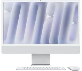 Apple iMac 24 M4 (2024) stříbrná (sklo s nanotexturou) / 24" 4.5K / Apple M4 / 16GB / 256GB SSD / Apple 10-Core / macOS