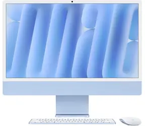 Apple iMac 24 M4 (2024) modrá / 24" 4.5K / Apple M4 / 16GB / 256GB SSD / Apple 8-Core / macOS
