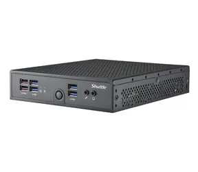 Shuttle XPC slim DS50U černá / Intel Celeron 7305 / 2xDDR5 / 1xSATA / 2x M.2 / 2xGLAN / Bez OS