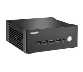 Shuttle XPC nano NA10H7 černá / Ryzen 7-8845HS 3.8GHz / 2xDDR5 / 1xSATA / 2x M.2 / 2xGLAN / Bez OS