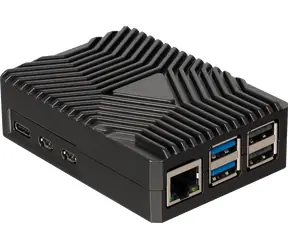 JOY-IT Raspberry Pi case Alu-09 pro Raspberry Pi 5 černá