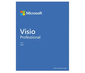 Microsoft Visio Professional 2021 / Licence / 1 PC / ESD / Win - všechny jazyky