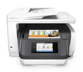 HP OfficeJet Pro 8730 / A4 Multifunkční tiskárna / 24/20ppm / WLAN + RJ45 + USB + NFC / duplex / bílá