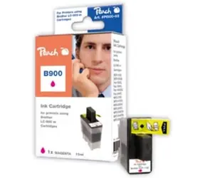 Peach LC-900 alternativní cartridge pro Brother / DCP-110C, DCP-115C / 12 ml / Fialová
