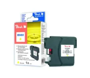 PEACH kompatibilní cartridge Brother LC-1100C, Yellow, 13 ml