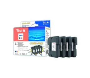 Peach LC-1100XL a LC-980XL alternativní cartridge pro Brother / 1x 17 + 3x 7 ml / MultiPack