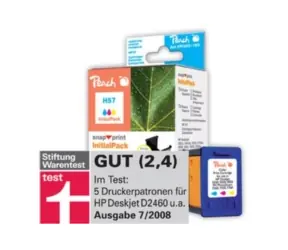 Peach 57 alternativní cartridge / HP Deskjet 5550 / Initial-Pack / Barevná 