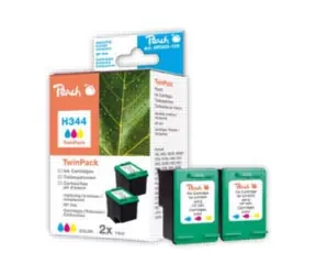Peach 344 alternativní cartridge / pro HP Deskjet 6540 / Twin-Pack / 2x14 ml / Barevná