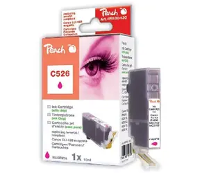 PEACH kompatibilní cartridge Canon CLI-526M, Magenta, 10 ml