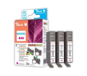 Peach 920XL alternativní cartridge / HP OFFICEJET 6500MFP / 1+2x12 ml / Fialová