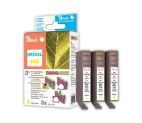Peach 920XL alternativní cartridge / HP OFFICEJET 6500MFP / 1+2x12 ml / Žlutá