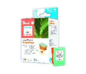 Peach 351XL alternativní cartridge / HP Deskjet D4260 / Singlepack snap-in / Barevná