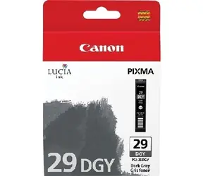 Canon PGI-29 DGY originální cartridge / Tmavě šedá