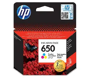 HP CZ102AE originální cartridge 650 / DeskJet 2515 / 200 stran / Barevná