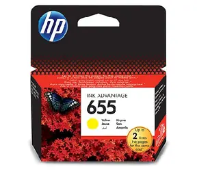 HP CZ112AE originální cartridge 655 / DeskJet 3525, 5525 / 600 stran / Žlutá