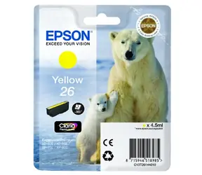 Epson T2614 originální cartridge / XP-700 / Žlutá