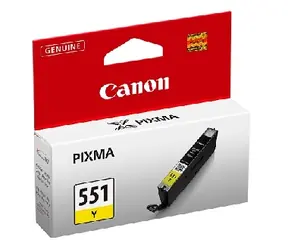 Canon CLI-551 Y originální cartridge / 7 ml / žlutá