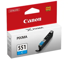 Canon CLI-551 C originální cartridge / 7 ml / Modrá