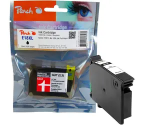 PEACH kompatibilní cartridge Epson T1811, Black, 15 ml