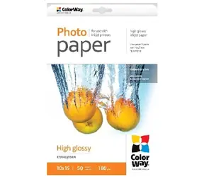 COLORWAY Fotopapír 10x15 (lesklý) - 180g/m2 50ks