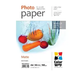 COLORWAY Fotopapír A4 (matný) - 190g/m2 50ks
