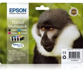 EPSON T0895 originální cartridge / 3x3,5ml, 5.8 ml / Stylus S20, SX100 / Multipack