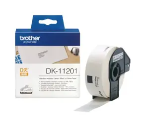Brother DK-11201 / Papírové štítky pro QL-560/570/580N/650TD / 29 x 90 mm / 400 ks