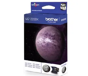 Brother LC-1220BK originálníní cartridge / MFC-J430W/MFC-J625DW / 300 stran / Černá
