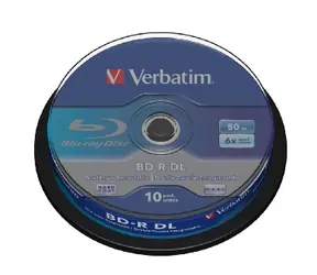 Verbatim Blu-Ray BD-R 10ks / 50GB / 6x / DualLayer