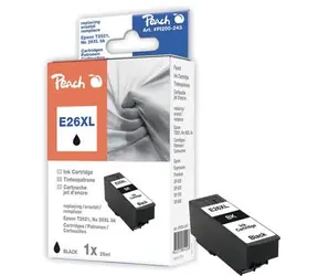 Peach T2621 alternativní cartridge / 26XL / pro Epson XP-600 / černá