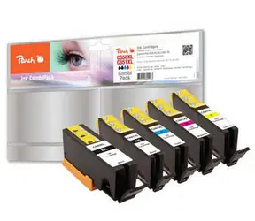 Peach Combi Pack s čipem / XL-verze / kompatibilní s Canon PGI-550 / CLI-551