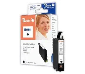 Peach Epson E061 black T0611 / pro Stylus D68/D88/DX3850/DX4850 / 8ml