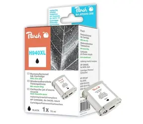 Peach HP H940XL černá / 70ml / až 2475 stran / s čipem