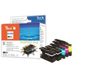 Peach remanufactured LC-1280 MultiPack Plus alternativní cartridge / Brother MFC-J6510 / Multipack 