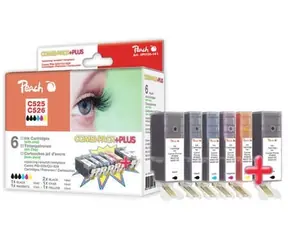 Peach remanufctured CLI-526 MultiPack Plus alternativní cartridge  / Canon Pixma iP4850 / Multipack Plus