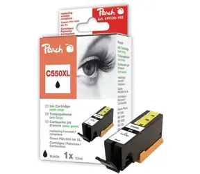 Peach remanufctured CLI-550XL alternativní cartridge / Pixma iP7250 / Černá